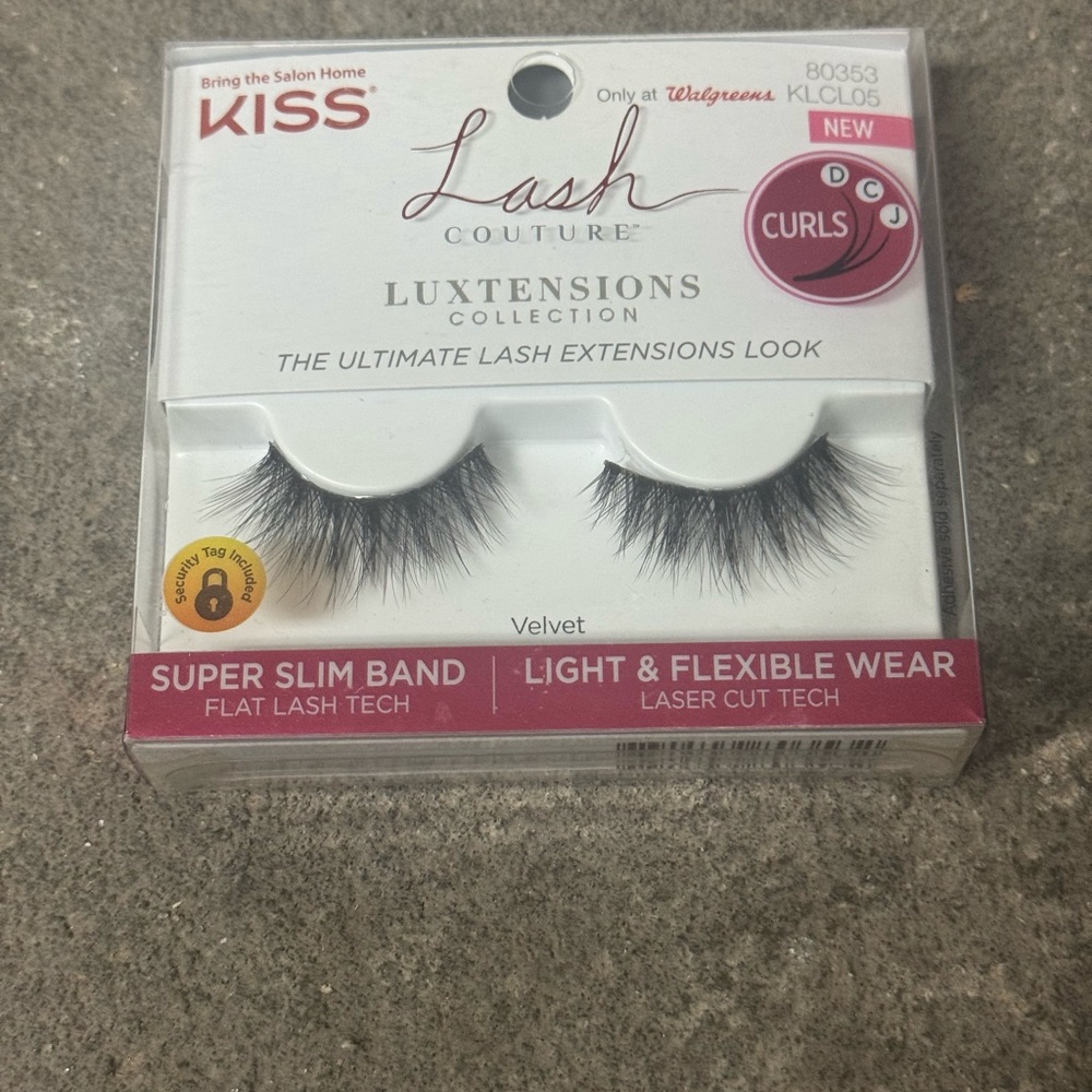 KISS Lash Couture Luxtensions Velvet Lashes - Black